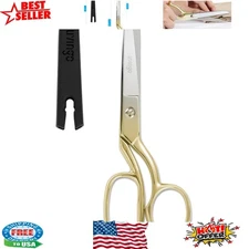 Professional 8'' Heavy Duty Fabric Sewing Scissors with Rust-Resistant Finish