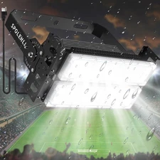 LED Stadium Light – 600W Equivalent High Mast Flood Light 16000LM IP66 Waterp...