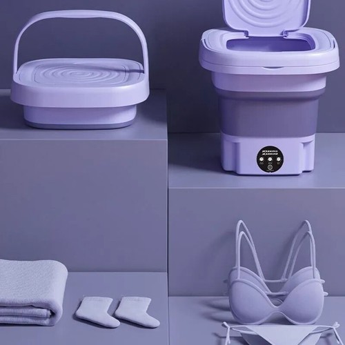 Mini Washing Machine 8L Folding Portable Sterilization Drying Laundry Machine - Picture 7 of 12