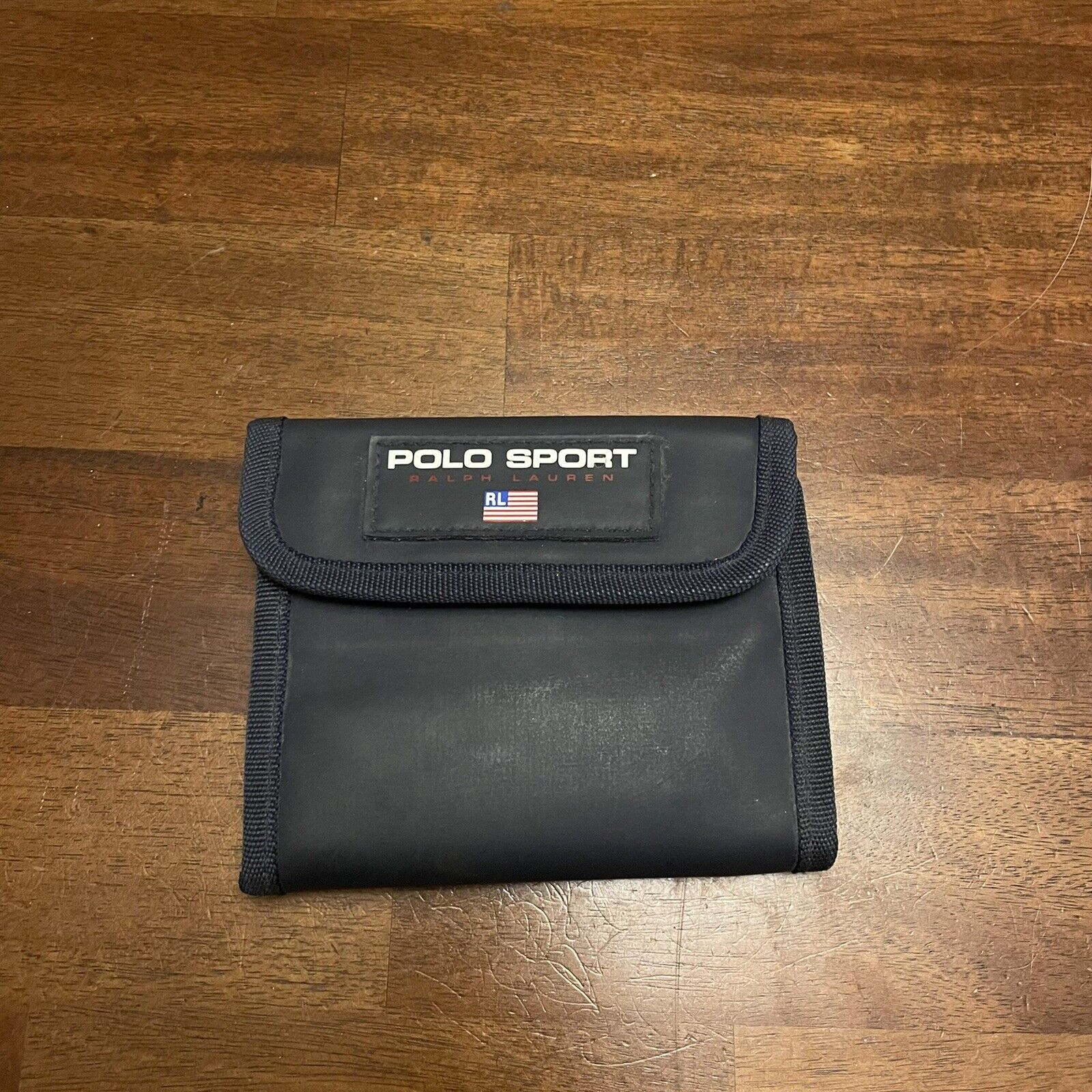 RARE Vintage 90s Polo Sport Ralph Lauren Spell Out Trifold wallet