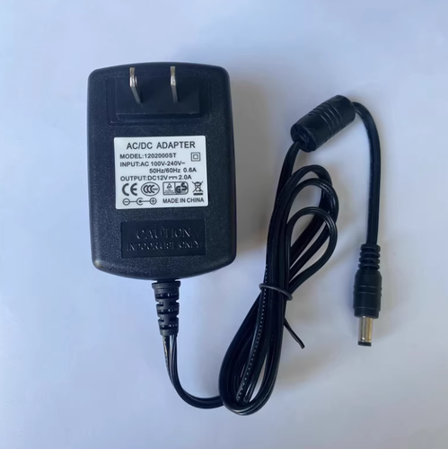 Bloc D'alimentation 12V 2A - Chargeur Universel Prise 5.5x2.1mm, Référence HX08-1202-2000, Ouvert Jamais Utilisé