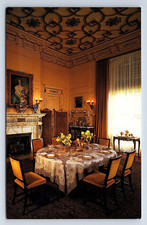 Postcard Henry M. Flagler Museum Elizabethan Breakfast Room Palm Beach Florida