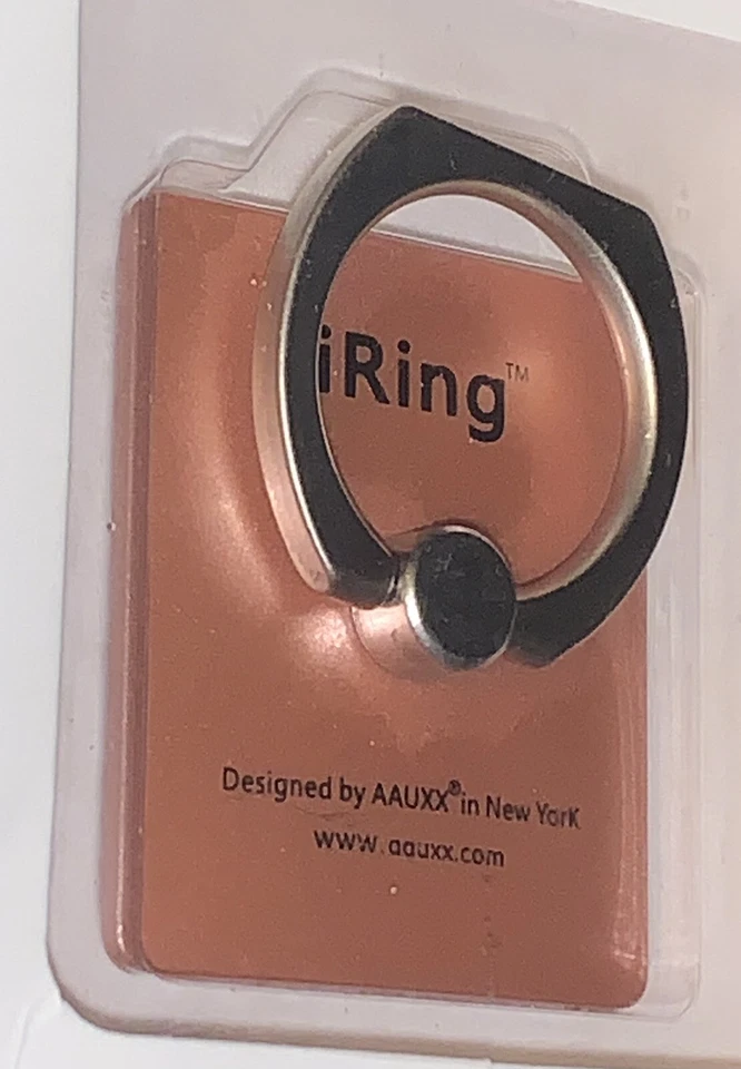 Anillo iRing Stent de AAUX Soporte + Agarre Seguro Giratorio 360° (Oro Rosa) Foto 4 de 4
