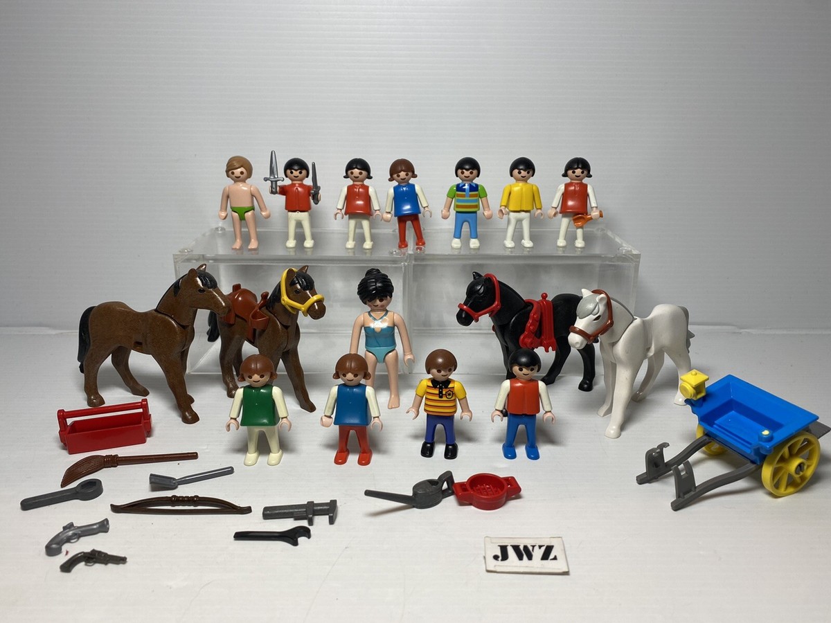 Vintage 80's 90's & 00's Playmobil (Geobra) Figures & Horses
