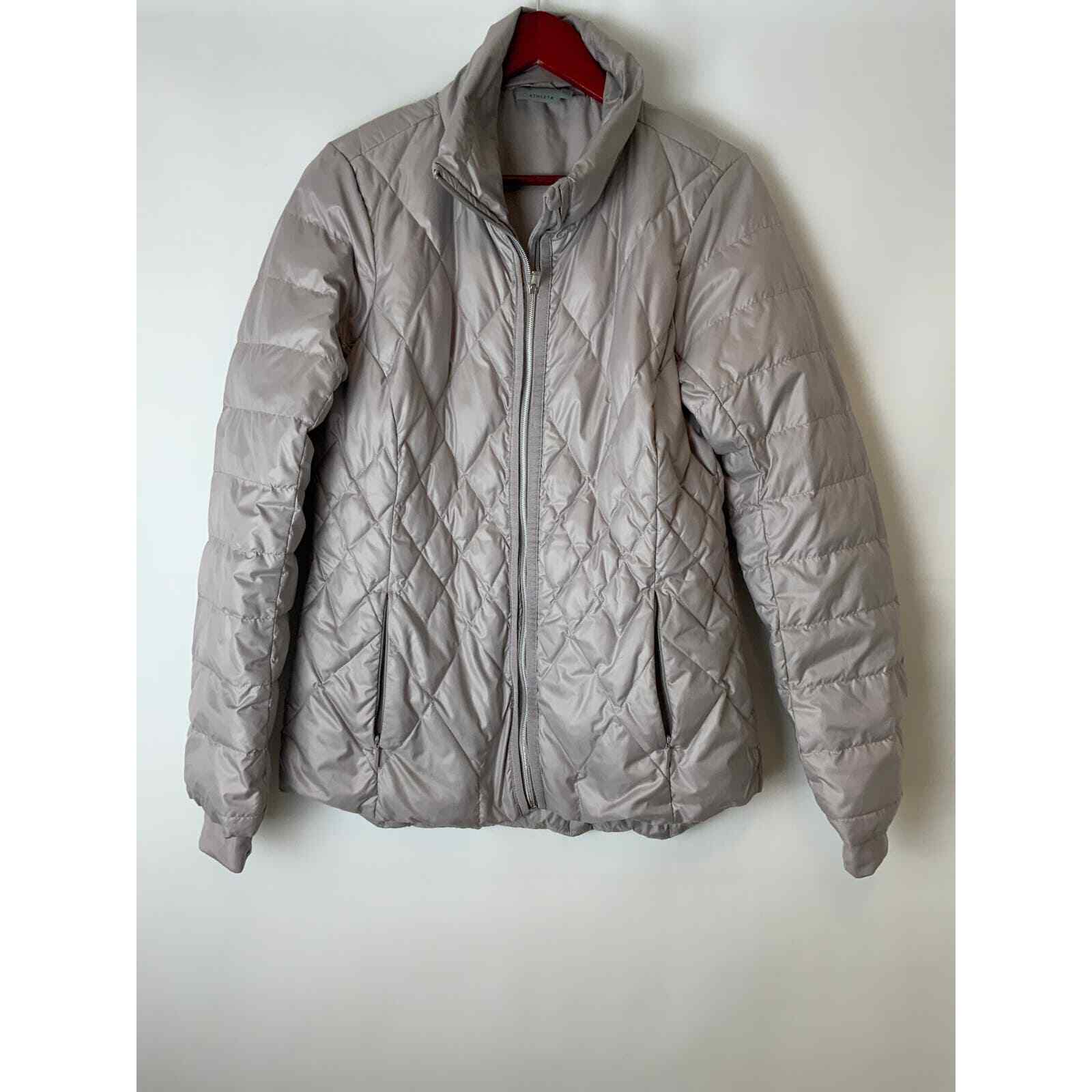 Athleta Responsible Down Jacket Gray S Small - image 1