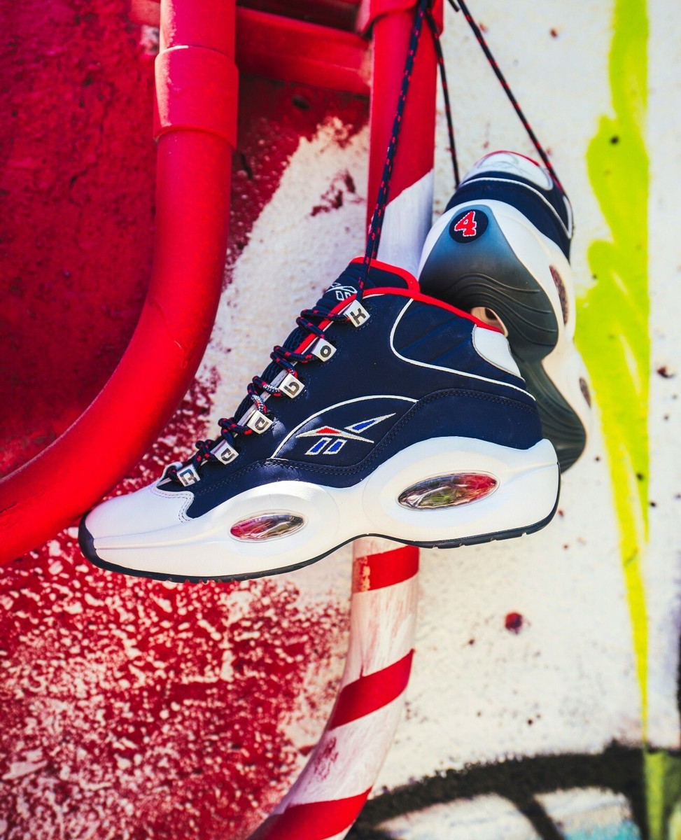 Reebok Question Mid 'USA' MEN'S Iverson Basketball H01281 Red