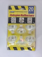 FEIT Electric Halogen Lightbulbs  Flood Lights 12 Volt/20w BAB 6 Pack Bulbs New