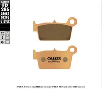 BremsbeläGe Galfer FD286G1396 Sinter-Metall Offroad Hinten 10,5Mm FüR Keeway