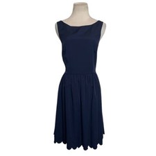 Eliza J navy blue sleeveless summer cocktail dress size 12