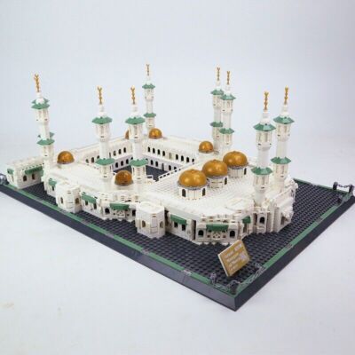 Building Blocks Architecture MOC 6220 Mecca Grand Mosque Bricks Kids Toys Models