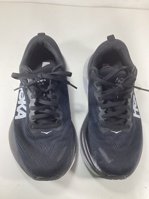 Hoka One One Bondi 8 Womens Size 8 D Wide Width Black Running