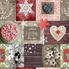 Tela Cerata Tovaglia di Natale P1031-2 Angolare Rotondo Ovale