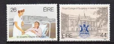 IRELAND MNH 1984 SG586-587 ST VINCENT'S HOSPITAL/ROYAL COLLEGE SET OF 2
