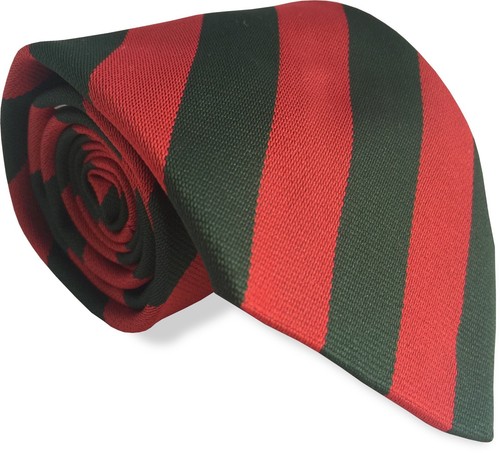 High School Seniors Tie Equal Stripes Block Stripe 11-16 Year Olds Made in UK - Picture 14 of 24