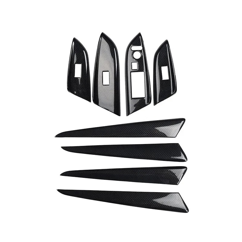 Cubierta interior accesorio fibra carbono RHD para Honda Fit Gk3 Gk5 2014-2020 Foto 2 de 3