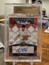 2024 Leaf Metal Baseball #1/1 Trent Caraway Prospect RC Auto Pre Prod Proof🔥📈