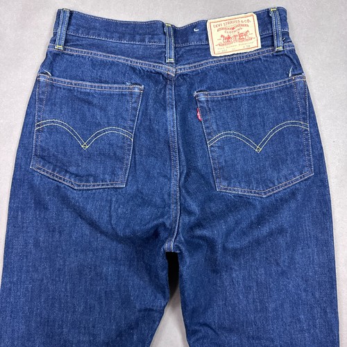 Levis Jeans Womens 30 Blue LVC Selvedge Big E 701 Dark Wash Denim Pant High Rise - Picture 5 of 21
