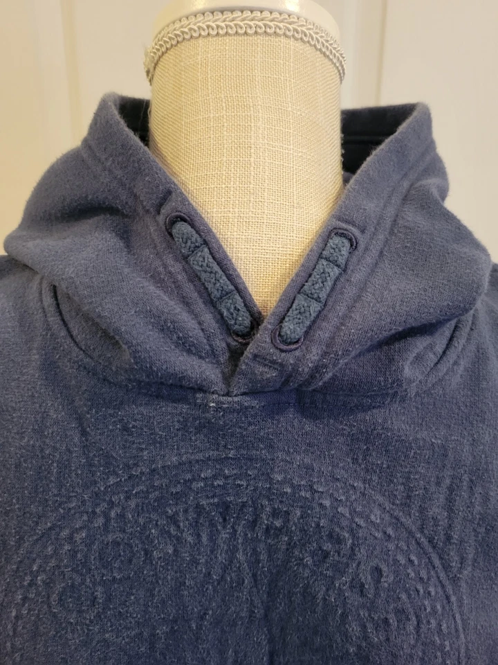 Sudadera Converse Vintage All Star Chuck Taylor Sudadera con Capucha Juvenil Talla XL Azul Logo Foto 4 de 4