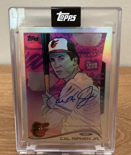 Topps Project 70 Cal Ripken Jr.  Foil Auto Autograph by Morning Breath 62/70