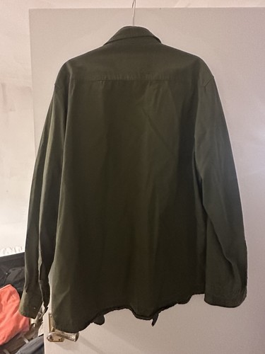 Farrell Men’s Overshirt Khaki Green Size XL - Picture 4 of 4