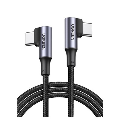 USB C Kabel 2M 100W Schnellladekabel mit Doppelwinkel Stecker für MacBook iPhone