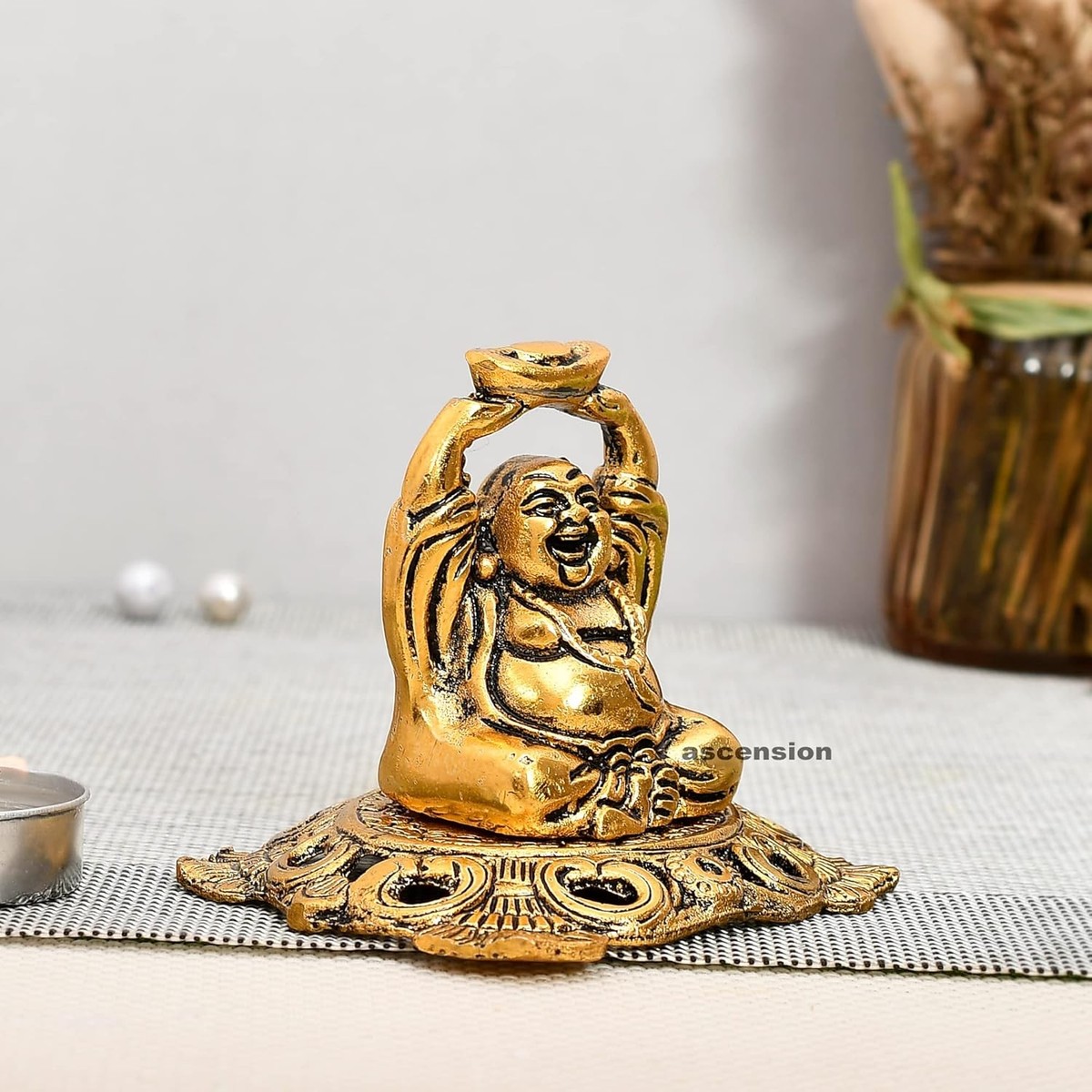 Decorative Laughing Buddha Statue Showpiece Big Size Figurine for