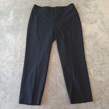 Talbots Petites Hollywood Dress Pants Womens Size 16P Blue Side Zip 35x26