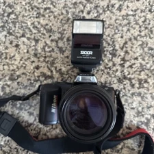 Nikon N4004 Film Camera w/ AF Tokina 70-210  + Strap And Flash