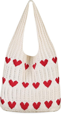 Strandtasche Damen, gehäkelte Mesh Strand Tote Bag, Damen Gestrickte Umhängetasc