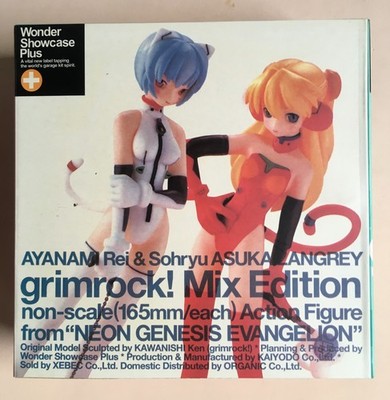 KAIYODO Wonder Showcase Plus Evangelion Rei & Asuka grimrock Mix 2pc OVP