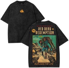 Arthur Morgan x Red Dead Redemption Vintage Tshirt, Retro Comic Poster Graphic