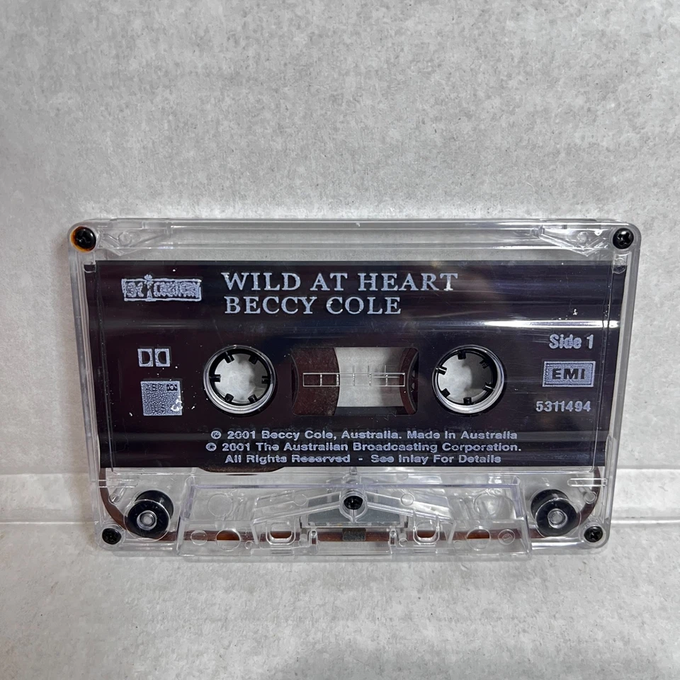 Beccy Cole Wild At Heart Cassette Tape 2001 - Image 3 of 4