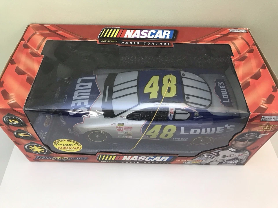 Road Champs Jimmie Johnson Lowes NASCAR Remote Control Car 18x8 1:10 Scale READ - Image 2 of 4
