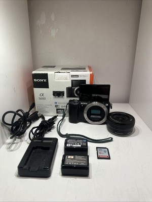 Sony Alpha A5000 Digital Camera 20.1MP White with 16-50mm Lens Kit