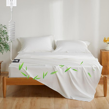 Grounding Sheets, 10 Silver 90 Bamboo Viscose Cooling Sheets, Soft Breathabl