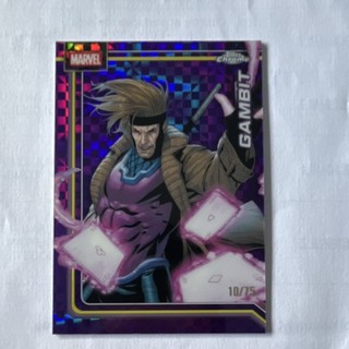 Topps Marvel Chrome Gambit D39 10/75 PURPLE 2023 EN