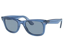Ray Ban Classic Wayfarer RB 2140 658756 Transpareny Blue w/Blue 50mm