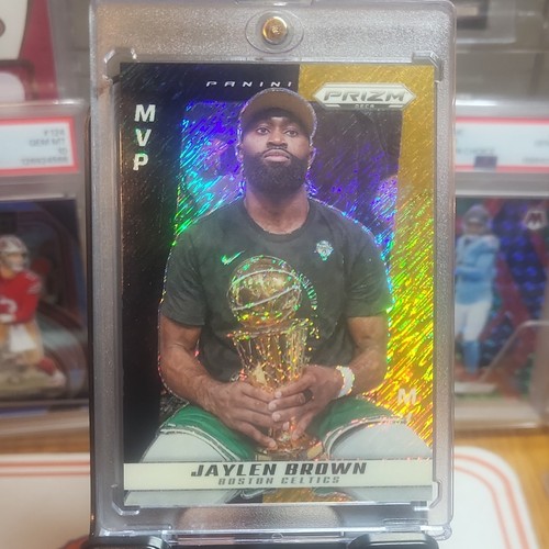 2024-25 Panini Prizm Deca - Gold Shimmer FOTL 3/8 SSP Jaylen Brown MVP #291