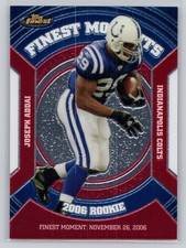 Joseph Addai 2007 Finest Moments #RFM-JA Indianapolis Colts