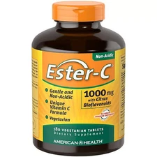 American Health Ester-C with Citrus Bioflavonoids 1,000 mg 180 Veg Tabs