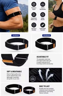 Google Fitbit Air Bizeps Knöchel Band Armband Nylon Atmungsaktiv