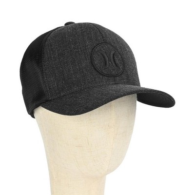 Hurley Oceanside Mesh Rücken Flex Fit Cap - Schwarz Trucker Cap S/M L/XL