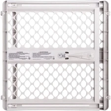 North States Universal Pet Gate – 26"-42" Wide, Pressure Mount or Swing Door, 26