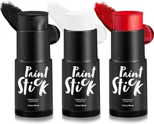 3 PCS Halloween Makeup Face Body Paint Set Foundation Makeup Waterproof Stick Ki