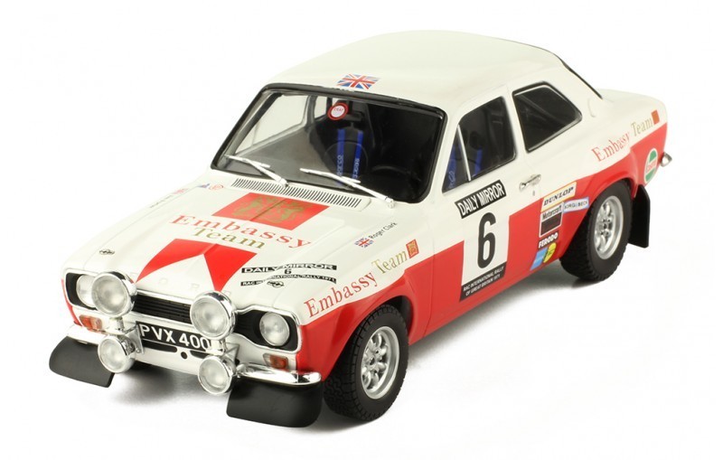 1/18 Ford Escort Mk.1 RS1600  Embassy Team  RAC Rally 1971 #6 R.Clark / J.Porter