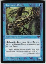 Magic the Gathering TCG Rootwater Diver U Tempest 81