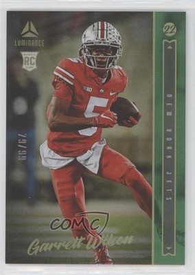 2022 Panini Luminance Rookie Green 79/99 Garrett Wilson #117 Rookie RC 0a6
