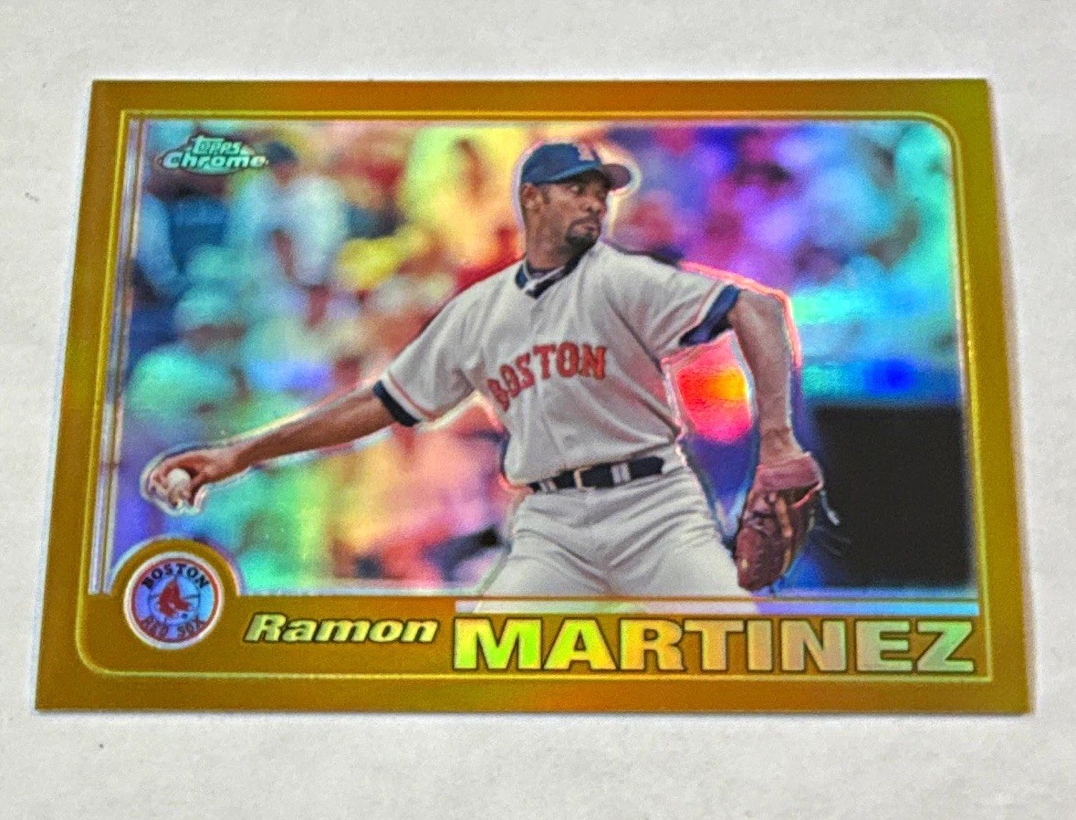 Topps Chrome Ramon Martinez Boston Red Sox #542 MLB Vintage Parallel Refractor