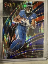 2025 Panini Select - Club Level Michael Pittman Jr. #231 Red & Blue Shock Prizm