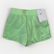 Nike Girls Dri-FIT Running Shorts Vapor Green Athletic Gym Youth 6X NWT